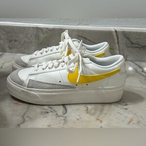Nike Kids Sneakers - White, Yellow, Gray
